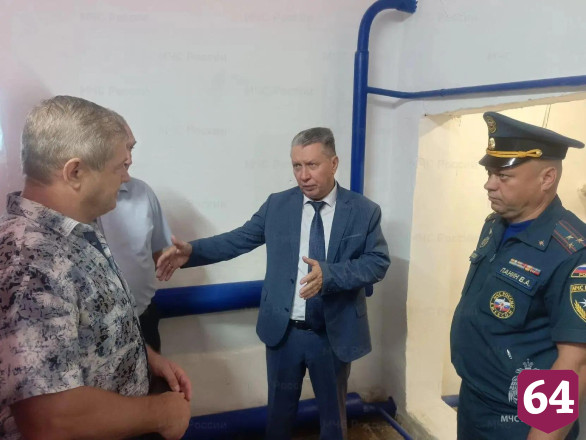 В селе саратовского Левобережья открыли пожарный пост